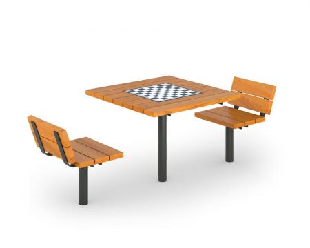 Шахматный стол (лиственница)