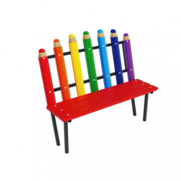 Скамья парковая Карандаши 2