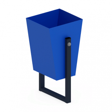 Урна трапеция (синяя) - МФ 50.01.01-01