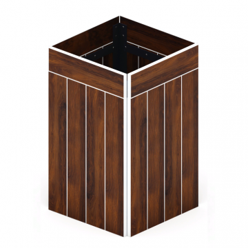 Урна уличная деревянная "Модерн" МФ 50.03.01 001321