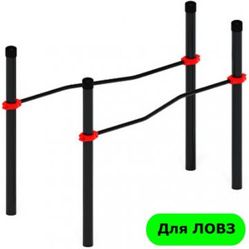 Воркаут ЛОВ 89 красный ВТ 101.05-01