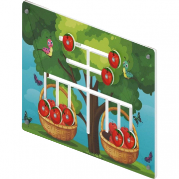 Игровая панель "Собери яблоки" для теневого навеса