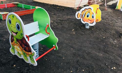 Площадка в новом детском саду